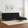 2-seater sofa bed with black fabric stool by vidaXL, Sofas - Ref: Foro24-3258087, Price: 305,79 €, Discount: %