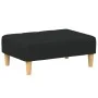 2-seater sofa bed with black fabric stool by vidaXL, Sofas - Ref: Foro24-3258087, Price: 305,79 €, Discount: %