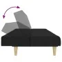 2-seater sofa bed with black fabric stool by vidaXL, Sofas - Ref: Foro24-3258087, Price: 305,79 €, Discount: %