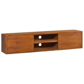 Wandmöbel aus massivem Teakholz 135x30x30 cm von vidaXL, TV-Möbel - Ref: Foro24-289085, Preis: 137,78 €, Rabatt: %