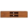 Wandmöbel aus massivem Teakholz 135x30x30 cm von vidaXL, TV-Möbel - Ref: Foro24-289085, Preis: 137,14 €, Rabatt: %