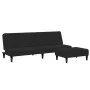 2-Sitzer-Schlafsofa mit schwarzem Samthocker von vidaXL, Sofas - Ref: Foro24-3258095, Preis: 308,14 €, Rabatt: %