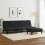 2-Sitzer-Schlafsofa mit schwarzem Samthocker von vidaXL, Sofas - Ref: Foro24-3258095, Preis: 308,14 €, Rabatt: %