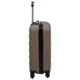 Brown ABS rigid suitcase with wheels by vidaXL, Suitcases - Ref: Foro24-92423, Price: 69,19 €, Discount: %