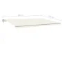 Manual retractable awning with cream LED light 5x3.5 m by vidaXL, Awnings - Ref: Foro24-3070062, Price: 571,62 €, Discount: %