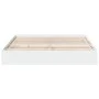 White engineered wood bed frame with drawers 180x200 cm by vidaXL, Beds and slatted bases - Ref: Foro24-3280636, Price: 178,4...