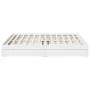 White engineered wood bed frame with drawers 180x200 cm by vidaXL, Beds and slatted bases - Ref: Foro24-3280636, Price: 178,4...