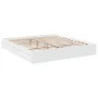 White engineered wood bed frame with drawers 180x200 cm by vidaXL, Beds and slatted bases - Ref: Foro24-3280636, Price: 178,4...