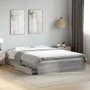 Sonoma gray engineered wood bed with drawers 150x200 cm by vidaXL, Beds and slatted bases - Ref: Foro24-3280655, Price: 173,2...