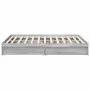 Sonoma gray engineered wood bed with drawers 150x200 cm by vidaXL, Beds and slatted bases - Ref: Foro24-3280655, Price: 173,2...