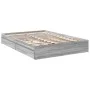 Sonoma gray engineered wood bed with drawers 150x200 cm by vidaXL, Beds and slatted bases - Ref: Foro24-3280655, Price: 173,2...