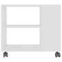 Mesa auxiliar de madera contrachapada blanco 70x35x55 cm de vidaXL, Mesas auxiliares - Ref: Foro24-802120, Precio: 49,78 €, D...