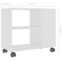 Beistelltisch aus Sperrholz weiß 70x35x55 cm von vidaXL, Seitentische - Ref: Foro24-802120, Preis: 48,16 €, Rabatt: %