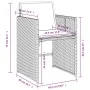 7-teiliges Garten-Essset mit beigen Kissen aus synthetischem Rattan von vidaXL, Gartensets - Ref: Foro24-3277863, Preis: 540,...