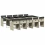 Garten-Essgruppe 11-teilig und graue synthetische Rattankissen von vidaXL, Gartensets - Ref: Foro24-3277882, Preis: 741,16 €,...