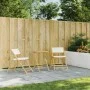 3-teiliges Klapp-Bistro-Set aus Bambus mit cremeweißen Kissen von vidaXL, Gartensets - Ref: Foro24-3208933, Preis: 184,80 €, ...