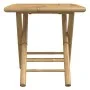 Juego bistró plegable de bambú 3 pzas con cojines blanco crema de vidaXL, Conjuntos de jardín - Ref: Foro24-3208931, Precio: ...