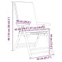 3-Piece Bamboo Folding Bistro Set with Dark Gray Cushions by vidaXL, Garden sets - Ref: Foro24-3208938, Price: 255,29 €, Disc...