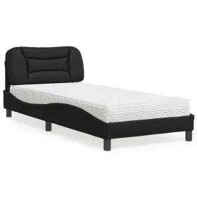 Cama con colchón cuero sintético negro 80x200 cm de vidaXL, Camas y somieres - Ref: Foro24-3208682, Precio: 264,86 €, Descuen...