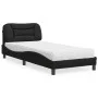 Bed with black synthetic leather mattress 80x200 cm by vidaXL, Beds and slatted bases - Ref: Foro24-3208682, Price: 264,87 €,...