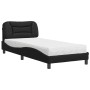 Cama con colchón cuero sintético negro 80x200 cm de vidaXL, Camas y somieres - Ref: Foro24-3208682, Precio: 279,55 €, Descuen...