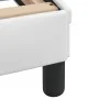 Bed with white synthetic leather mattress 120x200 cm by vidaXL, Beds and slatted bases - Ref: Foro24-3208711, Price: 391,53 €...