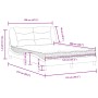 Bett mit weißer Kunstledermatratze 120x200 cm von vidaXL, Betten und Lattenroste - Ref: Foro24-3208711, Preis: 397,46 €, Raba...