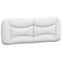 Bett mit weißer Kunstledermatratze 140x190 cm von vidaXL, Betten und Lattenroste - Ref: Foro24-3208718, Preis: 425,47 €, Raba...