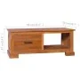 TV-Schrank aus massivem Teakholz, 90 x 50 x 37 cm von vidaXL, TV-Möbel - Ref: Foro24-289082, Preis: 164,14 €, Rabatt: %