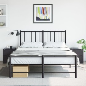 Nachttische 2 Einheiten aus schwarzem Stahl 34,5x39x44 cm von vidaXL, Nachttische - Ref: Foro24-841608, Preis: 67,35 €, Rabat...