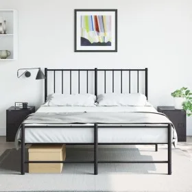 Nachttische 2 Einheiten aus schwarzem Stahl 34,5x39x44 cm von vidaXL, Nachttische - Ref: Foro24-841608, Preis: 59,99 €, Rabat...