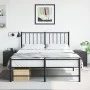 Mesitas de noche 2 unidades acero negro 34,5x39x44 cm de vidaXL, Mesitas de noche - Ref: Foro24-841608, Precio: 66,49 €, Desc...