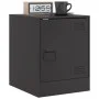 Mesitas de noche 2 unidades acero negro 34,5x39x44 cm de vidaXL, Mesitas de noche - Ref: Foro24-841608, Precio: 66,49 €, Desc...