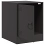 Mesitas de noche 2 unidades acero negro 34,5x39x44 cm de vidaXL, Mesitas de noche - Ref: Foro24-841608, Precio: 67,30 €, Desc...