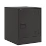 Mesitas de noche 2 unidades acero negro 34,5x39x44 cm de vidaXL, Mesitas de noche - Ref: Foro24-841608, Precio: 67,30 €, Desc...