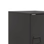 Mesitas de noche 2 unidades acero negro 34,5x39x44 cm de vidaXL, Mesitas de noche - Ref: Foro24-841608, Precio: 67,30 €, Desc...