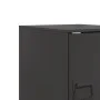 Mesitas de noche 2 unidades acero negro 34,5x39x44 cm de vidaXL, Mesitas de noche - Ref: Foro24-841608, Precio: 66,49 €, Desc...