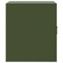 Olivgrüner Nachttisch aus Stahl, 34,5 x 39 x 44 cm von vidaXL, Nachttische - Ref: Foro24-841615, Preis: 54,29 €, Rabatt: %