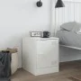 Mesita de noche acero blanco 34,5x39x44 cm de vidaXL, Mesitas de noche - Ref: Foro24-841617, Precio: 42,69 €, Descuento: %