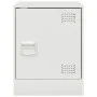 White steel nightstand 34.5x39x44 cm by vidaXL, Nightstands - Ref: Foro24-841617, Price: 42,70 €, Discount: %