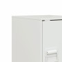 Nachttisch aus weißem Stahl, 34,5 x 39 x 44 cm von vidaXL, Nachttische - Ref: Foro24-841617, Preis: 43,15 €, Rabatt: %