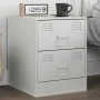 Nachttisch aus weißem Stahl, 34,5 x 39 x 44 cm von vidaXL, Nachttische - Ref: Foro24-841629, Preis: 53,40 €, Rabatt: %