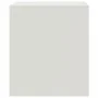 Nachttisch aus weißem Stahl, 34,5 x 39 x 44 cm von vidaXL, Nachttische - Ref: Foro24-841629, Preis: 53,40 €, Rabatt: %