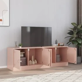 TV furniture 2 units pink steel 67x39x44 cm by vidaXL, TV Furniture - Ref: Foro24-841634, Price: 108,09 €, Discount: %
