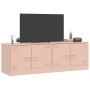 TV-Möbel 2 Einheiten rosa Stahl 67x39x44 cm von vidaXL, TV-Möbel - Ref: Foro24-841634, Preis: 109,14 €, Rabatt: %