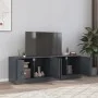TV-Möbel 2 Einheiten anthrazitgrauer Stahl 67x39x44 cm von vidaXL, TV-Möbel - Ref: Foro24-841636, Preis: 108,48 €, Rabatt: %