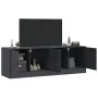 TV-Möbel 2 Einheiten anthrazitgrauer Stahl 67x39x44 cm von vidaXL, TV-Möbel - Ref: Foro24-841636, Preis: 108,48 €, Rabatt: %