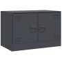 Muebles para TV 2 unidades acero gris antracita 67x39x44 cm de vidaXL, Muebles TV - Ref: Foro24-841636, Precio: 109,47 €, Des...