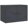 TV-Möbel 2 Einheiten anthrazitgrauer Stahl 67x39x44 cm von vidaXL, TV-Möbel - Ref: Foro24-841636, Preis: 108,48 €, Rabatt: %