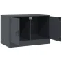 TV furniture 2 units anthracite gray steel 67x39x44 cm by vidaXL, TV Furniture - Ref: Foro24-841636, Price: 108,48 €, Discoun...
